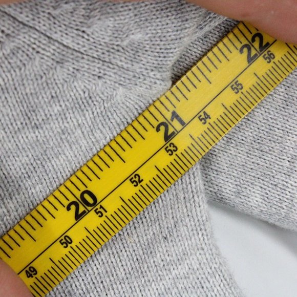 Method Sweater Mens Gray Diamond Graphic V Neck Pullover Long Sleeve Large L - Picture 9 of 10